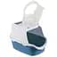 Туалет для котів Stefanplast Cathy Easy Clean з фільтром 56х40х40 см блакитно-білий - мініатюра 1