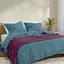 Плед-покривало Cosas Ruby Waffle Weave 110х140 см марсала (Blanket_30Ruby_WaffleWeave_110x140) - мініатюра 3