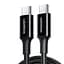 Кабель USB-C 100W UGREEN US562 Type-C to Type-C PD QC 4.0/3.0 для швидкого заряджання MacBook Pro, Samsung PVC 1м (15176) - мініатюра 1