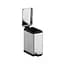 Відро для сміття Koer TC-010210-02 з плавним закриттям прямокутне 10 л нержавійка (KR5597) - мініатюра 3