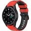 Ремінець для Samsung Galaxy Watch FE - червоно-чорний ширина кріплення 20мм силікон Watchbands Ricco (FEWB51724150) - мініатюра 1