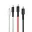 Дата кабель USB 2.0 AM to Lightning 1.0m 5A green XO (NB166-L-1-GR) - мініатюра 5