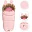 Зимовий конверт MoMi Sleeping bag pink рожевий - мініатюра 4
