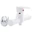 Смеситель для душа Plamix Vega-003 white PM0575 Белый - миниатюра 1