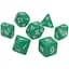 Набор кубиков Pearl 7 Dice Set - Green , 7 шт. (g7dpearl16) - миниатюра 1