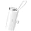 Портативний ЗП Power Bank WIWU W026 2 in 1 Type-C з БЗП For Apple Watch 15W 5000 mAh White - мініатюра 1