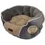 Лежанка AnimAll Royal Soft M GREY - BEIGE для собак та котів сіро-бежевий 53×47×21 см - мініатюра 1