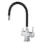 Смеситель для кухни на две воды Koer KB-72023-01 KR5008 Хром - миниатюра 1