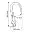 Карабін Camp Hook 110 mm Silver (1060-98401) - мініатюра 2