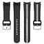 Ремінець для Samsung Galaxy Watch 6 40mm 6 44mm - чорно-сірий ширина кріплення 20мм силікон Watchbands D2 (W17-3WB89011452) - мініатюра 5