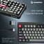 Клавіатура GamePro Asgard Drakkar Keychron Super Red Switch Wireless/Bluetooth/USB Black бездротова (MK305BK) - мініатюра 11