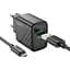 Комплект зарядного пристрою Hoco CS21A Single port 1USB 18W 5V/3A 9V/2A Quick Charge 3.0 USB/ Micro-USB 1м Black - мініатюра 3