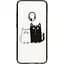 Чехол-накладка Toto Cartoon Print Glass Case HuAwei P Smart+ 2019 Cats White/Black - миниатюра 1