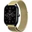 Ремінець 20 мм міланська петля BeWatch для Amazfit GTS 4/Mini Золотий (1010228.6) - мініатюра 1