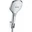 Душовий набір Hansgrohe Raindance Select E 120 3jet Porter 1.60 см chrome/white 26720400, Хром - мініатюра 1