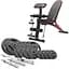 Набор Hop-Sport Strong со скамьей HS-1035 67 кг - миниатюра 1