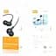 Навушники з мікрофоном Biva HF-14 Wirred Earphones With Mic Black - мініатюра 3