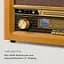 Стереосистема ретро Auna Belle Epoque Retro Stereo (10040054) Коричневый - миниатюра 3