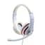 Навушники MHS-03, White/Red Gembird teh0023895 - мініатюра 1