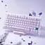 Клавіатура GravaStar Mercury K1 80keys Kailh Cheery Pink EN/UKR BT/WL/USB Lavender Purple (GSK1_PL) - мініатюра 3
