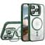 Чохол із підставкою MagSafe TPU PC Metal Stand Case Apple iPhone 14 Pro Green - мініатюра 1
