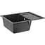 Кухонная мойка Lidz 650x500/200 GRF-13 графит (LIDZGRF13650500200) - миниатюра 2