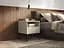 Тумба прикроватная Perfect Home Новая/Nova с 1 ящиком и черными ножками S54 Кашемир (PFH-091256) - миниатюра 1
