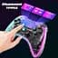 Джойстик геймпад JYC для PS4 и ПК, телефон прозрачный беспроводной с RGB - миниатюра 6