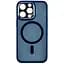 Чохол Creative TPU PC Metal Calais MagSafe Apple iPhone 13 Pro Dark Blue - мініатюра 1