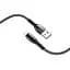 Кабель Hoco U89 Pisces Cable USB to Lightning 2,4A 1,2m Black - мініатюра 1