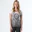Футболка Prana Goddess Tee M Черный-белый - миниатюра 1