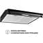 Вытяжка плоская Perfelli PL 6144 BL LED - миниатюра 8