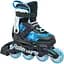 Ролики Rollerblade Microblade SL 36.5-40 Black/Blue (1012-86B0751540-NF02-36.5-40) - мініатюра 1