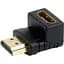 Перехідник Cablexpert HDMI-HDMI з'єднувач 90 градусів (A-HDMI90-FML) - мініатюра 1