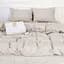 Комплект постельного белья MirSon Natural Linen Jasmine лен полуторный евро бежево-серый (2200008269043) - миниатюра 4
