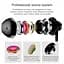Провідні навушники Baseus Premium Enock H06 lateral in-ear, 3.5mm, 1.2m, Black, NGH06-01 - мініатюра 6