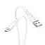 Кабель еластичний силіконовий Hoco X67 Nano silicone charging Micro USB cable 1 м білий - мініатюра 1