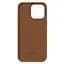 Кожаный чехол-панель для Apple iPhone 15 Pro Max, FAKE Leather Case, коричневый, искусственная кожа, премиальный, противоударный, защита всего корпуса, с мягкой подкладкой, поддержка MagSafe и беспроводной зарядки, ArmorStandart (ARM76306) - миниатюра 2
