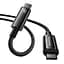 Кабель Baseus USB Type-C to USB Type-C Tungsten Gold Power Delivery 240Вт 1м Black (CAWJ040001) - мініатюра 3