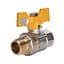 Кран кульовий прямий Solomon 1/2″ ЗВ ЖБ PN40 B1008 - мініатюра 4