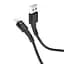 USB Cable Hoco U82 Cool Grace Lightning Black 1m - мініатюра 5