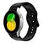 Ремінець для Samsung Galaxy Watch 5 44mm - чорний ширина кріплення 20мм силікон Watchbands Color Angle (W29-8WB91937766) - мініатюра 2