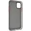 Чохол-накладка DK Silicone Matting Silk для Apple iPhone 11 Pro (black / red) - мініатюра 3