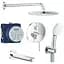 Душова система прихованого монтажу Grohe Essence із Tempesta 250 з виливом хром UA26417SC1, Хром - мініатюра 1