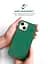 Силиконовый чехол для Apple iPhone 14, ICON2 Case, оливковый, противоударный, панель, защита всего корпуса, матовая поверхность Soft Touch, выступает над дисплеем, совместим с защитными стеклами и пленками, с микрофиброй, ArmorStandart (ARM68461) - мініатюра 8