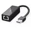 Адаптер Ethernet UGREEN USB 2.0 to LAN RJ-45 Black - мініатюра 1