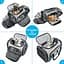 Сумка переноска розкладна для котів і маленьких собак до 8 кг Сіра - мініатюра 2
