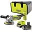 Шлифовальная машина Ryobi ONE+ RAG18125-1C40S 125мм, 18V, 1х4А·час 9000об/мин, сумка (5133005643) - миниатюра 1