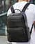 Чоловічий шкіряний рюкзак для ноутбука і подорожей чорний Tiding Bag 59331 - мініатюра 4