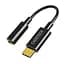 Перехідник Choetech AUX003-BK, Type-C - стерео-аудіо 3.5 mm (AUX003-BK) - мініатюра 2